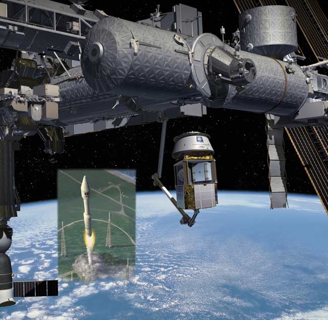 Chicago Firm Protests Space Station Cargo Contract